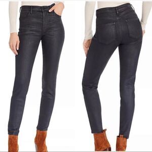 Blank NYC Navy Shimmering Skinny Jeans